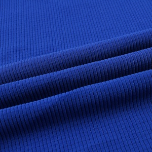 Best Sell Polyester Spandex Clothing <strong>Material</strong> Knitted <strong>Blue</strong> Jacquard Fabric for Clothes - Product Image 2