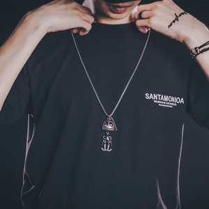 工艺狼联合可移动外星人项链街复古男女个性时尚嘻哈吊坠可以定制 - Product Image 2