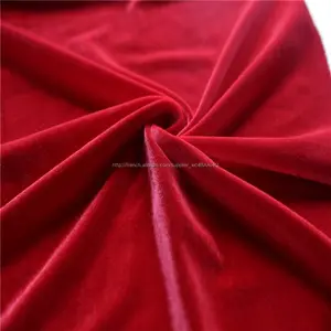 Chine fournisseur mode Polyester brossé 2-Way Stretch velours cintres tissu gros