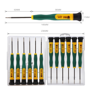 BEST 666 Präzisions-Magnetschraubendreher-<span class=keywords><strong>Set</strong></span> <span class=keywords><strong>12</strong></span> 1 Phillips Torx Penta lobe Y Typ DIY Industrielle elektronische Reparatur für Zell-OEM