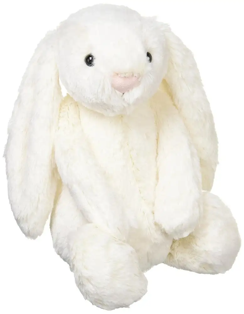 Conejo de peluche de AMAZON, conejo rosa de juguete con conejo rosa