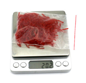 लाल सिमुलेशन कीड़ा केंचुआ 20g 3cm नरम चारा मछली पकड़ने के आकर्षण - Product Image 4