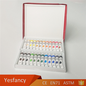 Chine pas cher 24 couleurs 12 ml <span class=keywords><strong>terre</strong></span> <span class=keywords><strong>de</strong></span> <span class=keywords><strong>sienne</strong></span> <span class=keywords><strong>brûlée</strong></span> acrylique peinture prix philippines dans le tube - Product Image 2