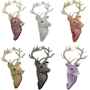 クリスマスクリスマスクリスマストナカイ動物の休日ブローチクリスマスクリスマスギフトカスタム - Product Image 1