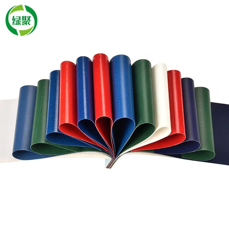 PVC Coated Polyester Kain Terpal untuk Tenda/Kapal Kargo/Truk Trailer