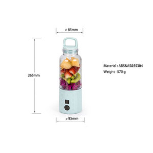 Spremiagrumi frullatore Joy Shaker tazze miscelatore elettrico 400ml ricaricabile a mano USB frullatore portatile Vitamer 4000mAh bottiglia - Product Image 4
