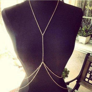 Chaîne <span class=keywords><strong>de</strong></span> corps sexy pour femme en <span class=keywords><strong>or</strong></span> 18 carats, chaîne <span class=keywords><strong>de</strong></span> <span class=keywords><strong>ventre</strong></span>, chaîne <span class=keywords><strong>de</strong></span> bikini, harnais <span class=keywords><strong>de</strong></span> plage, chaîne <span class=keywords><strong>de</strong></span> corps à double couche - Product Image 1