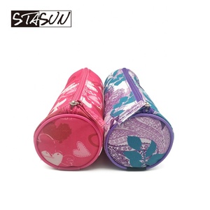 Mô hình stasun bút chì trường hợp phổ biến trường khuyến mại Tùy chỉnh in thiết kế vòng polyester sợi bút Túi - Product Image 3