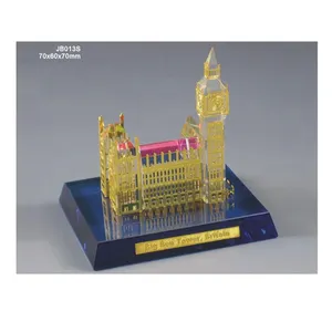 Voor Thuis Decoratie Nieuw Ontwerp Groothandel Londen Kristal Klok Big Ben Model JB013S