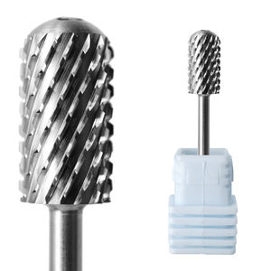 ดอกสว่านตะไบเล็บทังสเตนคาร์ไบด์ทรงกระบอกขนาดใหญ่3/32 "อุปกรณ์ทำเล็บเครื่องมือทำเล็บคาร์ไบด์เจาะเล็บโปร berra - Product Image 2