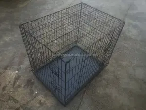 large steel double welded wire mesh dog cage
