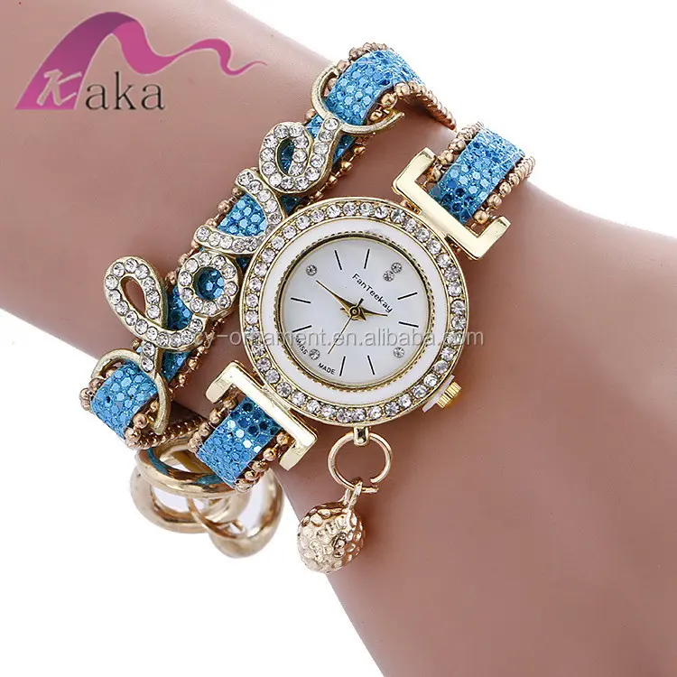 Montre de bracelet en métal, couleurs uniques, décoratives avec cristal, pour femmes, accessoires de bijoux, vente en gros