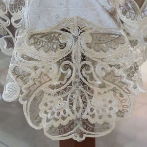 Satén gris alta bar <span class=keywords><strong>mesa</strong></span> de cóctel paño para la boda - Product Image 1