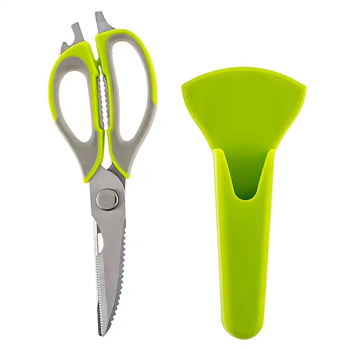 Utility Scissors with Magnetic Holder