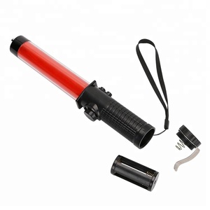 Bacchetta led in plastica torcia di avvertimento led traffic baton con batteria 3AA - Product Image 4