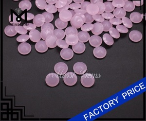 Forma de la piedra preciosa de cristal de cuarzo rosa 10mm ronda - Product Image 3