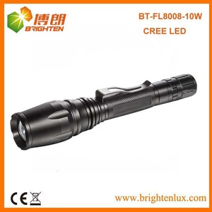Nhà máy sản xuất ổ cắm <span class=keywords><strong>5</strong></span> chế độ nặng 2*18650 pin lithium hỗ trợ 10 <span class=keywords><strong>watt</strong></span> công suất cao focus zoom <span class=keywords><strong>Cree</strong></span> sạc ngọn đuốc dẫn ánh sáng - Product Image 1