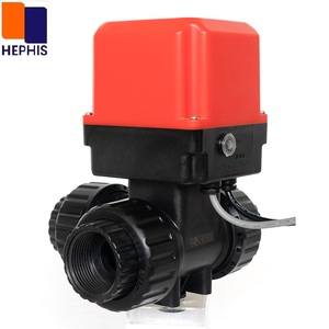 DN25-50 <strong>3</strong>-<strong>way</strong> <strong>Valve</strong> PPO Three <strong>Way</strong> Ball <strong>Valve</strong> Works Stop Cock Elbow <strong>Electric</strong> Auto Three-<strong>way</strong> PVC Shipping Free DC24V AC220V L Type - Product Image 6