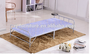 حار بيع والمحمولة ايكيا واحدة من أثاث غرف النوم السرير المعدنية القابلة للطي - Product Image 1