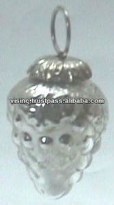 Décoration de Noël en verre suspendu Ornement festif pour décorations intérieures - Product Image 2