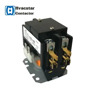 Contactor de CA magnético de marca electrónica, 2 P, 40A, 24v, 2 polos