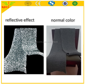 Fábrica que vende directamente reflectante luminoso moda de Invierno bufanda de algodón de bebé bola de lana bufanda chal - Product Image 1