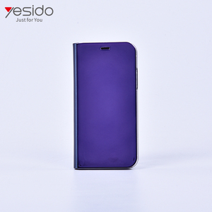 Commerce <span class=keywords><strong>assurance</strong></span> miroir flip en cuir cas de téléphone portable pour apple iphone XS, smart cover cas pour iphone XS - Product Image 1