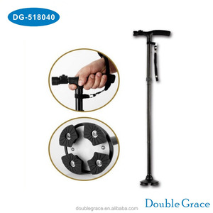 초경량 핸들 신뢰할 수있는 접이식 매직 지팡이 내장 라이트 - Product Image 3