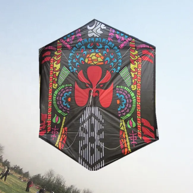 अनुकूलित rokkaku पतंग षट्भुज प्रत्यक्ष से पतंग पतंग फैक्टरी