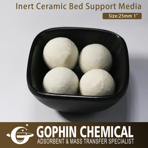 China Proveedor Bola De Cerámica Inerte 25mm Para Soporte de Catalizador de Los Medios de comunicación - Product Image 6