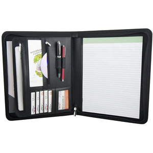Modernqiu Chất lượng cao tùy chỉnh A4 PU da <span class=keywords><strong>padfolio</strong></span> - Product Image 2
