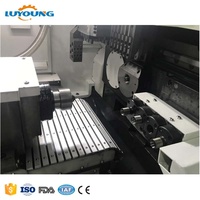 Tour à métaux automatique CNC de type suisse à 5 axes à 2 broches de haute précision Sm385 avec CE