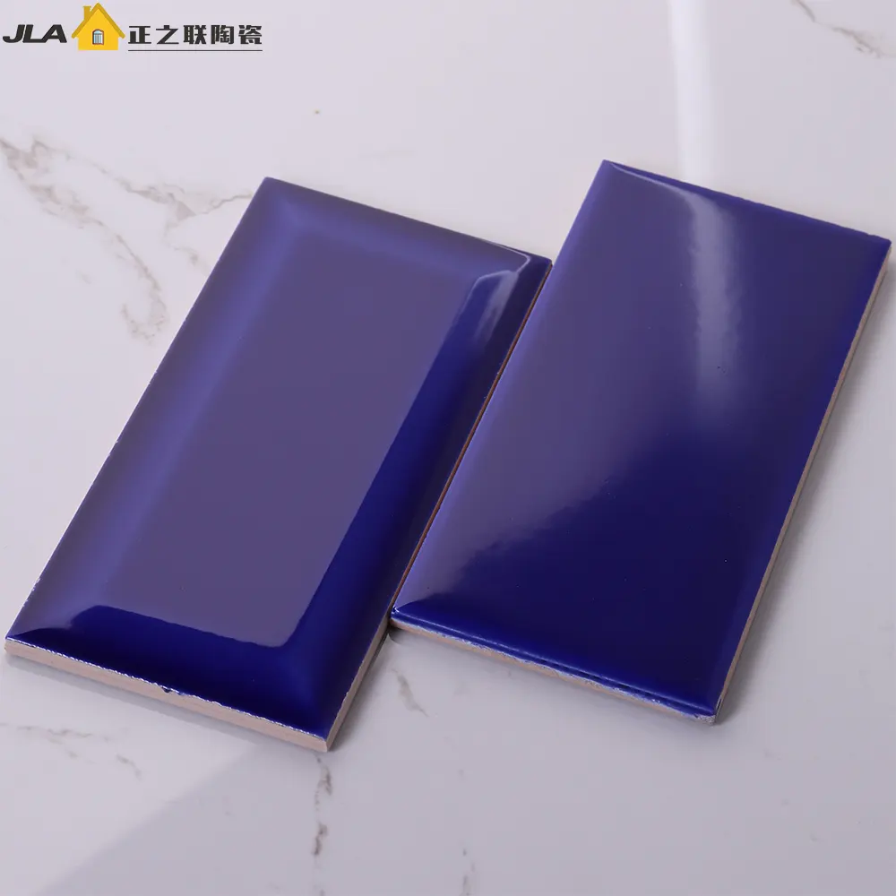 3x6 pollici 75x150mm ocean agata blu piastrelle di porcellana made in china ceramica da rivestimento 6mm di spessore