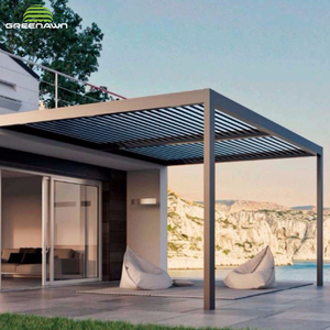 Impermeable de aluminio Louvre pérgola Bioclimatique <span class=keywords><strong>para</strong></span> <span class=keywords><strong>techo</strong></span> sombrilla - Product Image 6