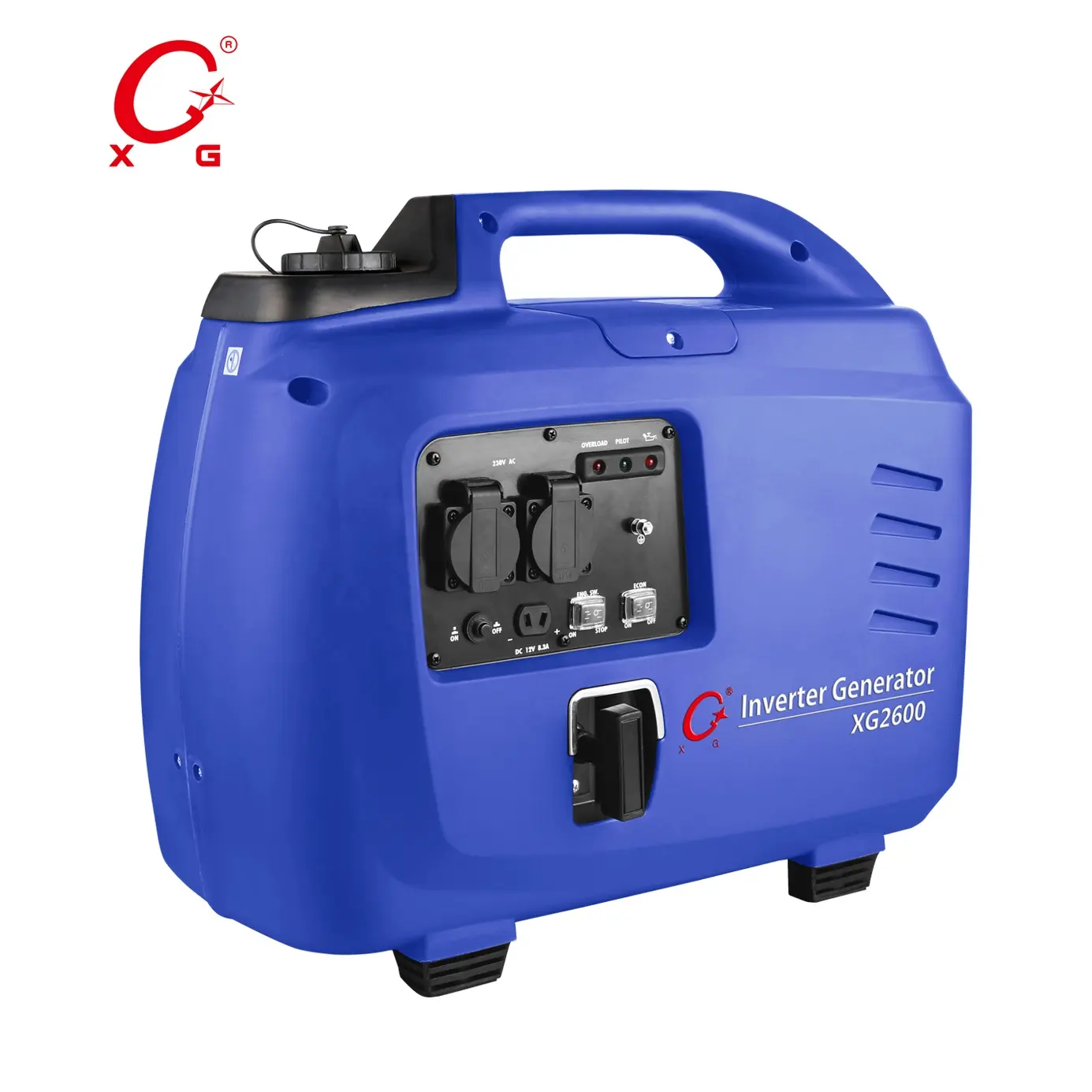 Gasoline 4.0kVA Digital Inverter Generator LPG 3600W Blue-zahn Silent Generator Small Recoil Start System Portable Generator