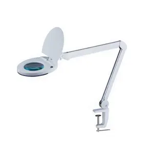 Bàn Để Bàn Kẹp Gắn Đèn Phóng Đại Kính Quang Học Đèn LED Phóng Đại BM-6025-8