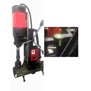 Personalización de fábrica 100-330r/Min cortador de agujeros de tubos eléctrico máquina de perforación de agujeros de tubos en la industria de lucha contra incendios