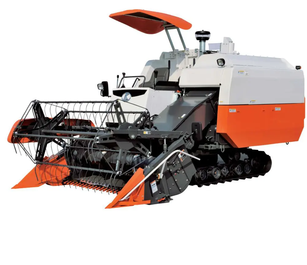 Rice Harvester World Hot Selling Combine Harvester Spare Parts 102HP Mini Rice Combine Harvester