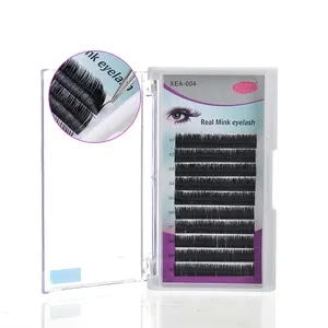 Eyelash Extension Mink Starscolors XEA-004 100% Mink Eyelash Extensions For Professional Grafting Single J B C D Lashes 8-15MM Length