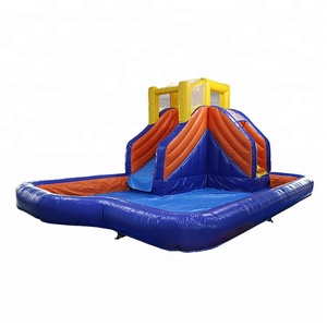 55mm pvc summer game inflatable pool slide inflatable slide
