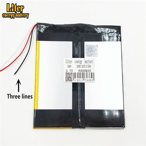 <span class=keywords><strong>3</strong></span> Line <span class=keywords><strong>3</strong></span>.7 V 28125150 8000 mah lithium-ion polymer battery with high quality Tablet pc li-ion battery for tablet PC - Product Image 1