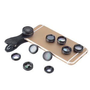 Pour <span class=keywords><strong>iPhone</strong></span> Accessoires 2018 Photographie de téléphone portable Caméra Lentille Grand angle Macro Fisheye 10 en 1 Clip Kit D'objectif de Caméra De Téléphone Portable - Product Image 2
