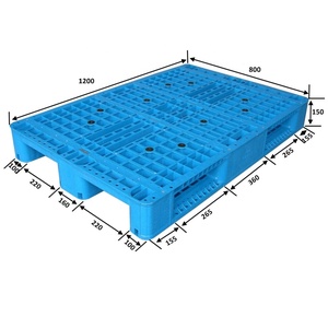 Huading đơn phải đối mặt với hàng hóa nhựa Pallet HDPE thép <span class=keywords><strong>PP</strong></span> vật liệu PVC khối bê tông lạnh lưu trữ 4-cách Pallet - Product Image 4
