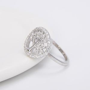 <span class=keywords><strong>Anello</strong></span> da donna ZHILIAN 925 argento Sterling <span class=keywords><strong>albero</strong></span> <span class=keywords><strong>della</strong></span> <span class=keywords><strong>vita</strong></span> CZ <span class=keywords><strong>anello</strong></span> nuziale stile classico rodiato per festa e anniversario - Product Image 4