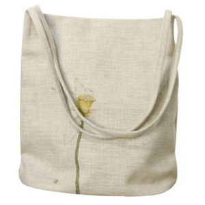 De <span class=keywords><strong>yute</strong></span> <span class=keywords><strong>grande</strong></span> impreso al por mayor de la playa arpillera bolso de lino bolso de compras - Product Image 2
