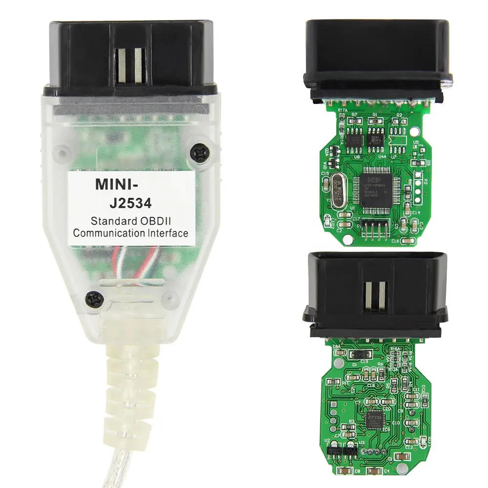 FT232RQ चिप OBD2 16pin मिनी j2534 इंटरफ़ेस केबल तीस Techstream OBD 2 टोयोटा OBD नैदानिक उपकरण के लिए संगत तीस Techstream