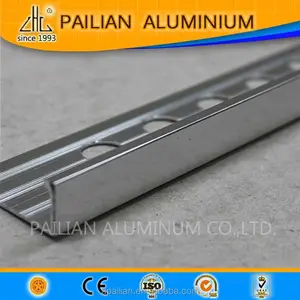 ZHL D'extrusion D'aluminium En Forme de L Angle bords des Carreaux Profils avec D'usinage pour Plafonds