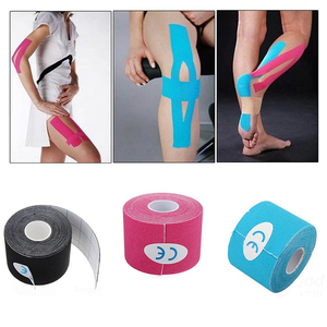Bande de kinésiologie de 5 cm, élastoplaste athlétique, récupération sportive, <span class=keywords><strong>strapping</strong></span>, gym, imperméable, tennis, soulagement de la douleur musculaire, bandage - Product Image 4