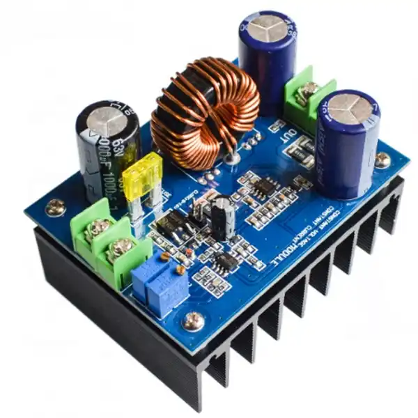 600W Step-Up Boost Converter (12 - 60 V / 10 A) with Adjustable Voltage and  Current 