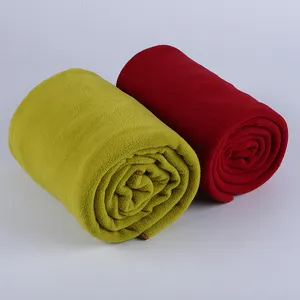 Sıcak satış otel yüksek kalite kolay taşıma roll up yeşil kırmızı yoga battaniye meksika havlu battaniye